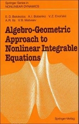 Algebraic-Geometrical Approach to Nonlinear Evolution Equations - Eugene D. Belokolos, Alexander I. Bobenko, Viktor Z. Enol'stii, Alexander R. Its, Vladimir B. Matveev