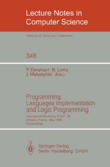 Programming Languages Implementation and Logic Programming - 