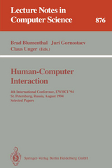 Human-Computer Interaction - 