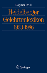 Heidelberger Gelehrtenlexikon 1933-1986 - Dagmar Dr&uuml;ll