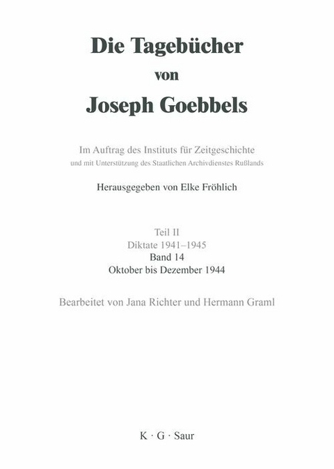 Oktober - Dezember 1944 - 