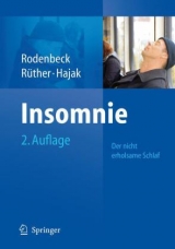 Insomnie - Rodenbeck, Andrea; Rüther, Eckart; Hajak, Göran