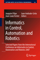 Informatics in Control, Automation and Robotics - 