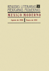 M&eacute;xico moderno I, agosto de 1920-enero de 1921 - Varios Autores