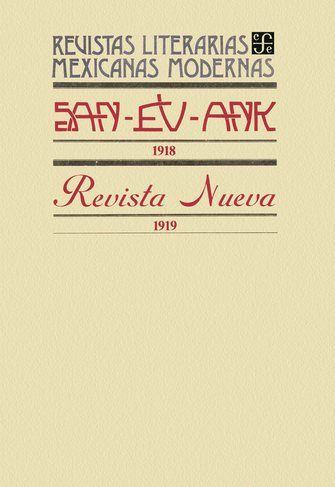 San-Ev-Ank, 1918. Revista Nueva, 1919 - Varios Autores