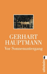 Vor Sonnenuntergang - Gerhart Hauptmann