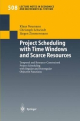 Project Scheduling with Time Windows and Scarce Resources - Klaus Neumann, Christoph Schwindt, J&uuml;rgen Zimmermann
