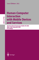 Human-Computer Interaction with Mobile Devices and Services - 