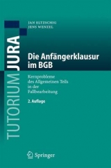 Die Anf&auml;ngerklausur im BGB - Jan Eltzschig, Jens Wenzel
