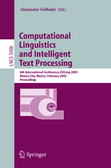 Computational Linguistics and Intelligent Text Processing - 