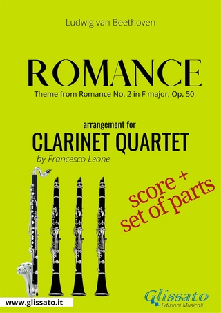 Theme from Romance  - Clarinet Quartet score & parts