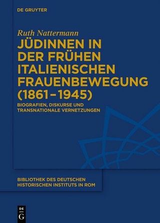 Jüdinnen in der frühen italienischen Frauenbewegung (1861-1945)