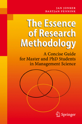 The Essence of Research Methodology - Jan Jonker, Bartjan Pennink