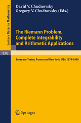 The Riemann Problem, Complete Integrability and Arithmetic Applications - 