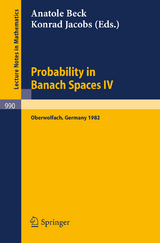 Probability in Banach Spaces IV - 