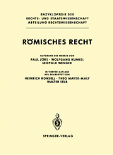 R&ouml;misches Recht - Paul J&ouml;rs, Wolfgang Kunkel, Leopold Wenger
