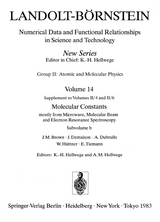 Radicals, Diatomic Molecules and Substance Index - J. M. Brown, J. Demaison, A. Dubrulle, W. H&uuml;ttner, E. Tiemann