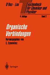 Taschenbuch f&uuml;r Chemiker und Physiker - 