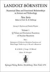 Estimation of Unknown Excitation Functions and Thick Target Yields for p, d, 3He and alpha Reactions / Absch&auml;tzung von unbekannten Anregungsfunktionen und unbekannten Dicke-Target-Ausbeuten f&uuml;r p-, d-, 3He- und alpha-Reaktionen - K.A. Keller, J. Lange, H. M&uuml;nzel