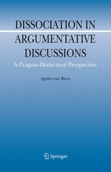 Dissociation in Argumentative Discussions - Agnes Van Rees
