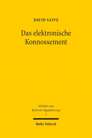 Das elektronische Konnossement
