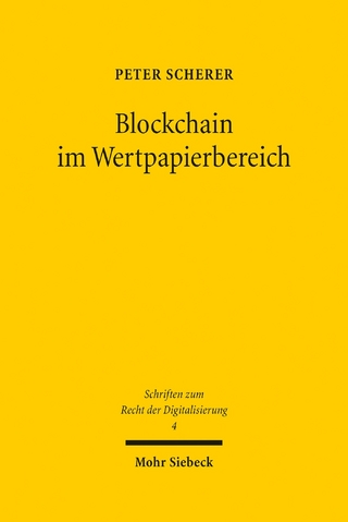 Blockchain im Wertpapierbereich
