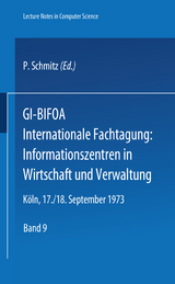 GI-BIFOA Internationale Fachtagung: Informationszentren in Wirtschaft und Verwaltung - 