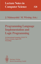 Programming Language Implementation and Logic Programming - 