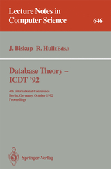 Database Theory - ICDT '92 - 