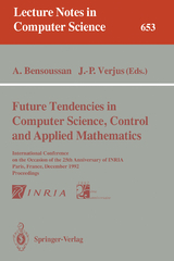 Future Tendencies in Computer Science, Control and Applied Mathematics - 