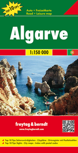 Algarve, Autokarte 1:150.000, freytag & berndt