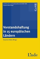 Vorstandshaftung in 15 europ&auml;ischen L&auml;ndern - 