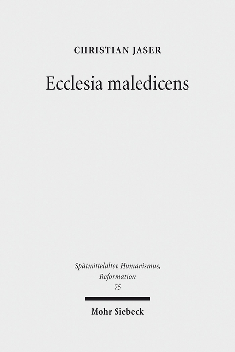 Ecclesia maledicens -  Christian Jaser