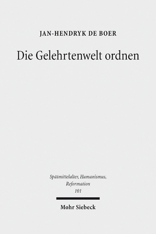 Die Gelehrtenwelt ordnen