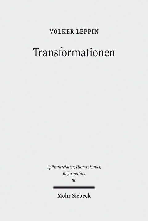 Transformationen -  Volker Leppin
