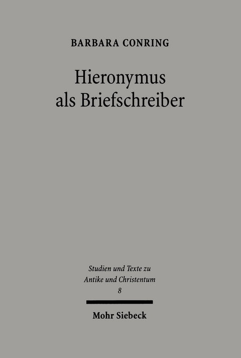 Hieronymus als Briefschreiber -  Barbara Conring