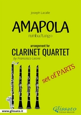 Bb Clarinet 1 part of "Amapola" for Clarinet Quartet - Joseph Lacalle