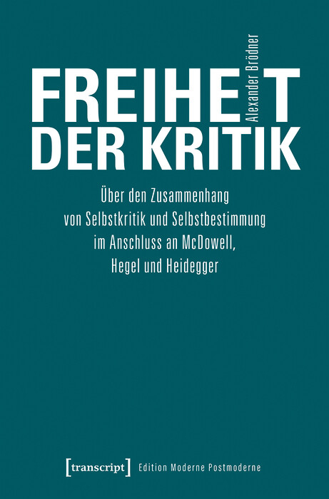 Freiheit der Kritik -  Alexander Brödner