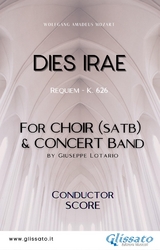 Dies Irae - Choir & Concert Band (score) - Wolfgang Amadeus Mozart, Giuseppe Lotario