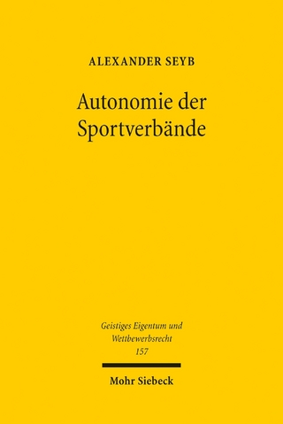 Autonomie der Sportverbände
