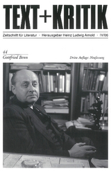 Gottfried Benn - Arnold, Heinz Ludwig