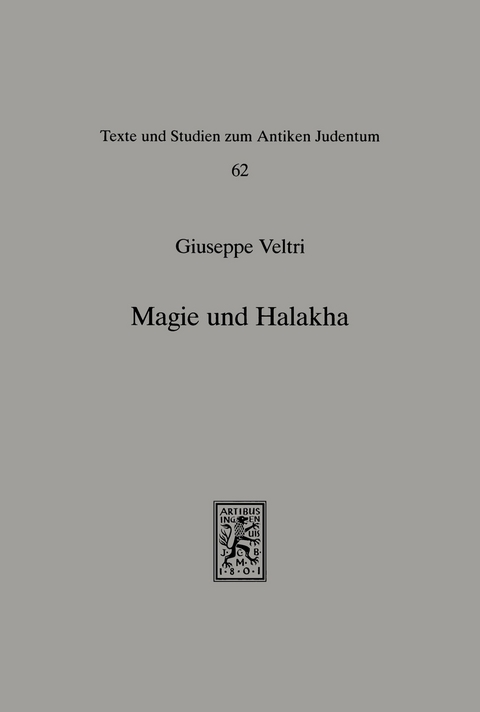 Magie und Halakha -  Giuseppe Veltri