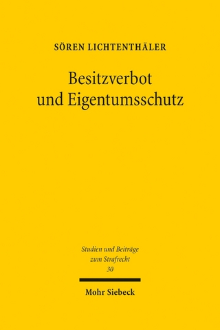 Besitzverbot und Eigentumsschutz