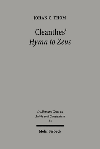 Cleanthes' Hymn to Zeus