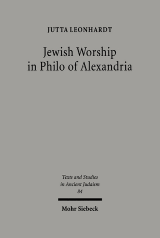 Jewish Worship in Philo von Alexandria