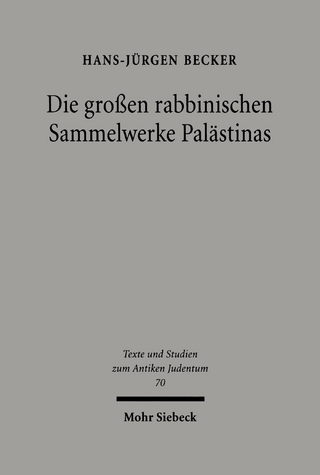 Die großen rabbinischen Sammelwerke Palästinas