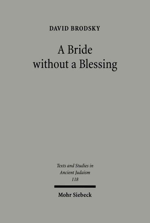 A Bride without a Blessing -  David Brodsky