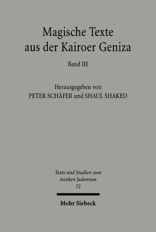 Magische Texte aus der Kairoer Geniza