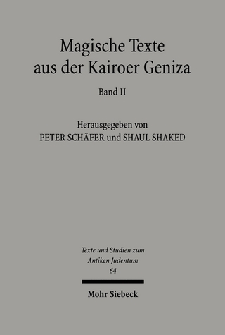 Magische Texte aus der Kairoer Geniza