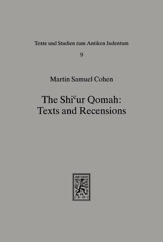 The Shicur Qomah: Texts and Recensions